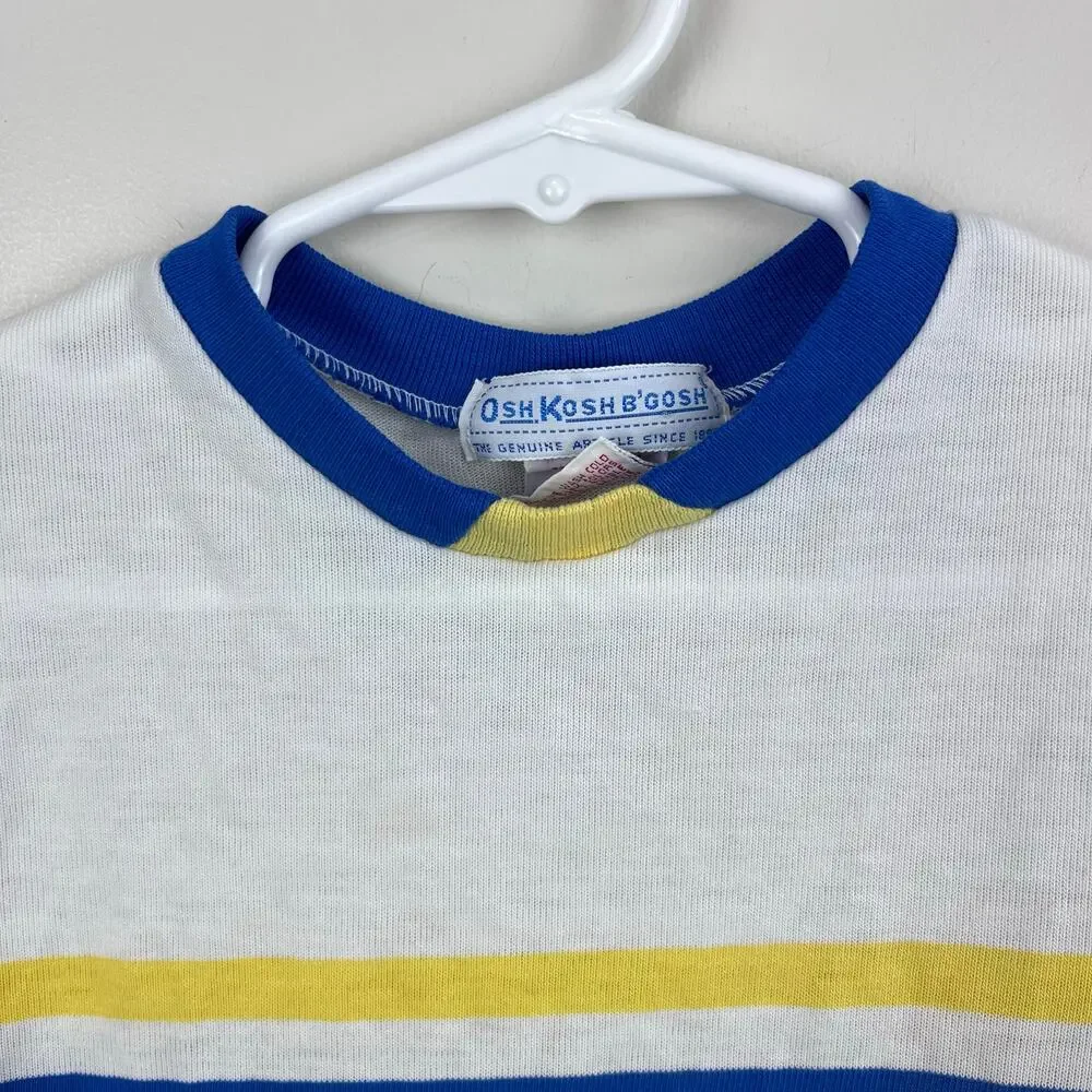 Vintage OshKosh B'gosh Colorful Striped T-Shirt 7 USA